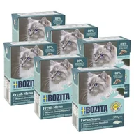 Mokra karma dla kotów - BOZITA Kawałeczki w galarecie 6 x 370 g Skorupiaki - miniaturka - grafika 1