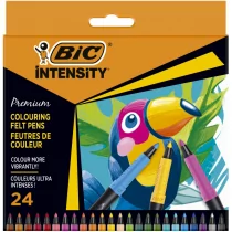 BIC Flamastry Intensity Premium 24 Kolory - Flamastry - miniaturka - grafika 1