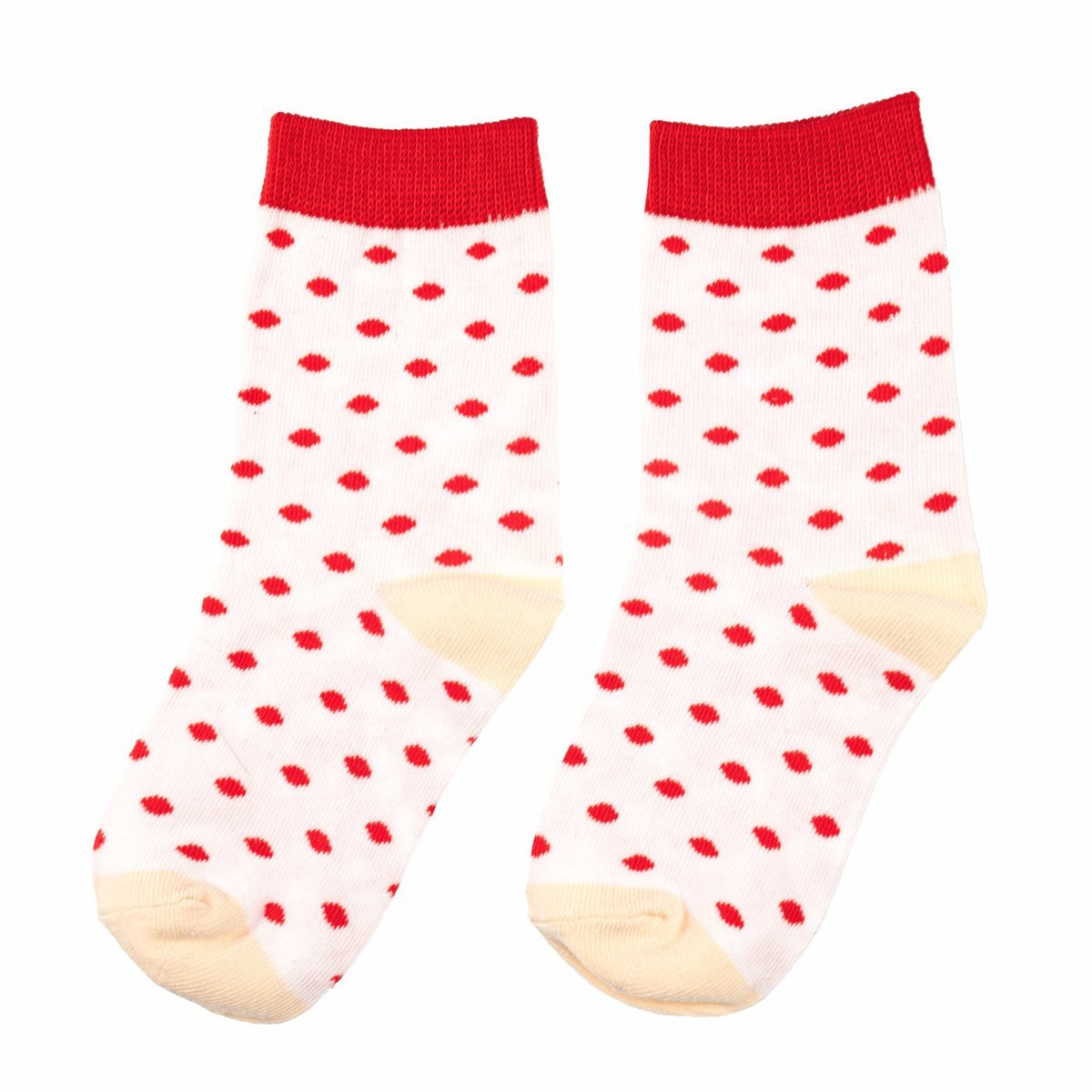 Skarpety dziecięce białe w kropki Captain Mike, 31-34