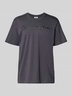 Koszulki męskie - T-shirt z wyhaftowanym logo model ‘ICONS’ - miniaturka - grafika 1