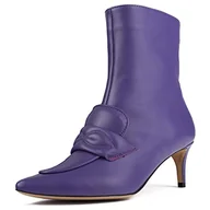 Koszulki i topy damskie - L37 HANDMADE SHOES Damskie buty Don't Stop Believin Ankle Boot, fioletowe, 36 EU - miniaturka - grafika 1