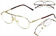 Okulary korekcyjne, oprawki, szkła - Lux, Solidne Okulary Korekcyjne Do Czytania, +3,00 Certyfikat Apteczna Jakość - miniaturka - grafika 1