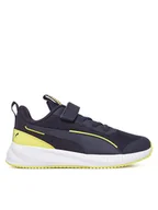 Buty dla chłopców - Puma Sneakersy Flyer 3 AC+ PS 401527 02 Czarny - miniaturka - grafika 1