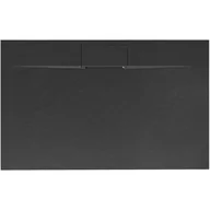Brodziki prysznicowe - Rea Brodzik prysznicowy Bazalt Long Black 80x100 - miniaturka - grafika 1