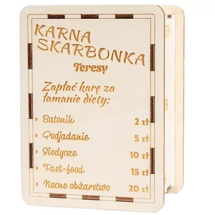 Karna skarbonka z grawerem - Skarbonki - miniaturka - grafika 2