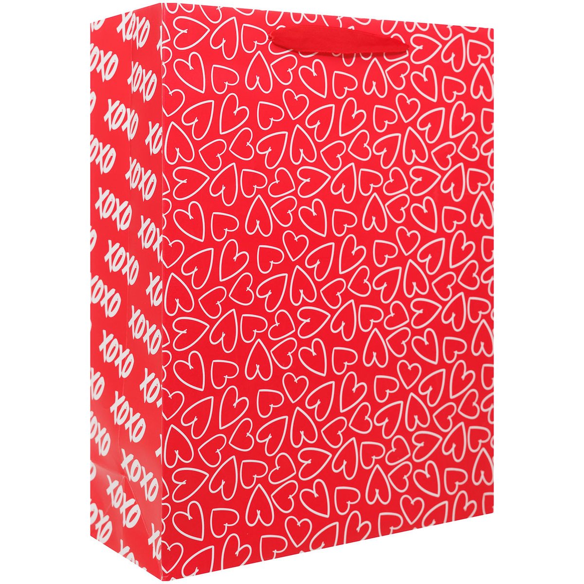 SPARKLEZ Torba prezentowa w serca, rozmiar L