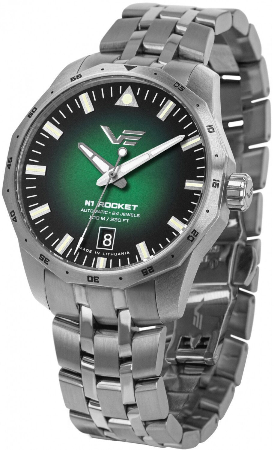 Zegarek męski Vostok Europe NH35A-125A749B srebrny