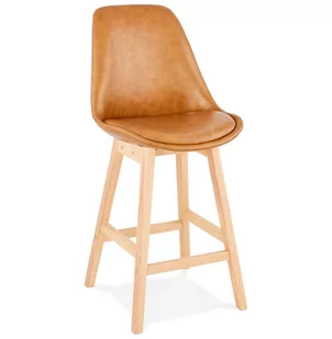 Kokoon Design Hoker Janie Mini brązowy BS01950BRNA - Taborety i hokery - miniaturka - grafika 1