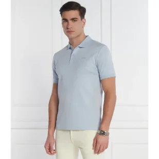 Calvin Klein Polo SMOOTH COTTON | Slim Fit - Koszule męskie - miniaturka - grafika 1