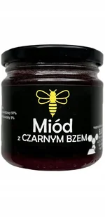 POLSKI miód z CZARNYM BZEM - 250 g - Miód - miniaturka - grafika 1