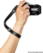 Paski, szelki, uprzęże foto - Peak Design wrist strap Cuff Leather, black - miniaturka - grafika 1