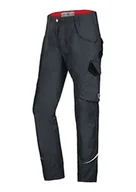 Spodenki męskie - BP 1980-570-56-52 l, męskie spodnie robocze, wąska sylwetka z elastycznym spodem 250,00 g/m², mieszanka tkanin ze stretchem, antracyt, 35/36 l - miniaturka - grafika 1