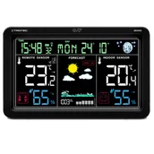 Inne urządzenia pomiarowe - Trotec BZ29OS Cyfrowa bezprzewodowa stacja pogodowa i monitor klimatu z czujnikiem zewnętrznym - miniaturka - grafika 1