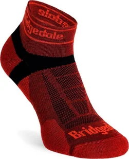 Bridgedale Skarpety do biegania Bridgedale Ultra Lt T2 Merino Sport Low - red 36 - 39 - Skarpety termoaktywne - miniaturka - grafika 1