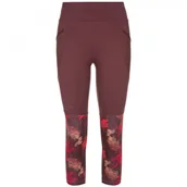 Spodnie sportowe damskie - Legginsy damskie 3/4 Kilpi Solas-W Rozmiar: S / Kolor: czerwony - miniaturka - grafika 1