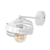 Lampy ścienne - Milagro Kinkiet Corona 1 Biały MLP4776 - - miniaturka - grafika 1