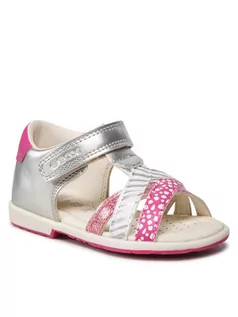 Buty dla dziewczynek - Geox Sandały B Verred B B1521B 000NF C1024 S Srebrny - grafika 1