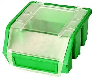 PATROL group Mini Pojemnik Magazynowy Warsztatowy Ergobox 1 zielony plus ERG1PZIEPG001 - Pozostałe wyposażenie warsztatu - miniaturka - grafika 2
