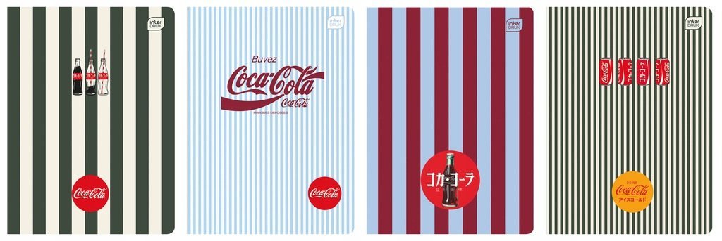 Zeszyt A5 kratka 80 kartek Coca-Cola Japan Interdruk 70g licencja