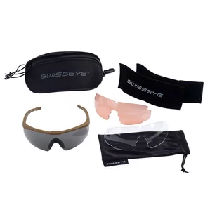 SwissEye - Okulary balistyczne Blackhawk - Brązowe oprawki - 40422 - Ochrona oczu i twarzy - miniaturka - grafika 3