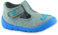 Buty dla chłopców - Dziecięce kapcie do żłobka przedszkola Befado 631P043 Honey - miniaturka - grafika 1