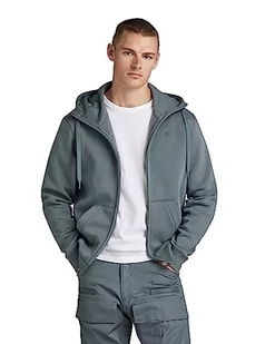 G-STAR RAW Męska bluza z kapturem Premium Core Zip Sweats, Szary (Axis D16122-c235-5781), XXL - Bluzy męskie - miniaturka - grafika 1