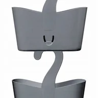 Półki łazienkowe - TATAY Pakarinams vannas istabas multifunkcionals plauktins 25x9x28cm peleks 8411801237960 - miniaturka - grafika 1