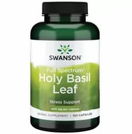 Suplementy diety - Full Spectrum Holy Basil 400 mg (120 kaps.) - miniaturka - grafika 1