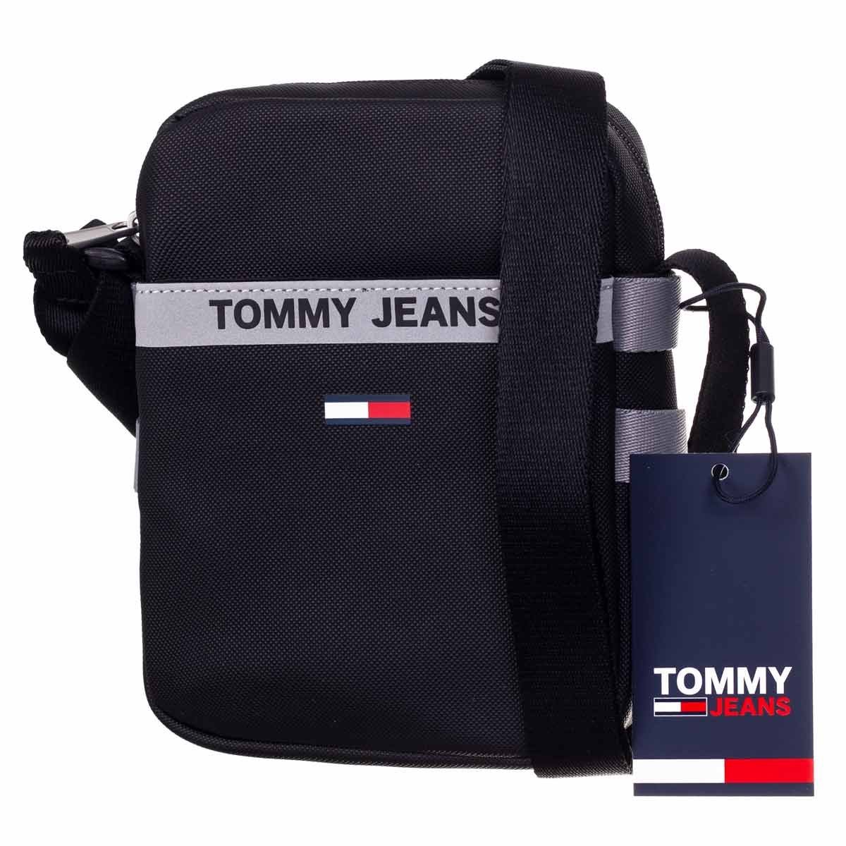 Tommy Hilfiger Torba Listonoszka Tjm Essential Twist Reporter Black Am0Am08187 Bds