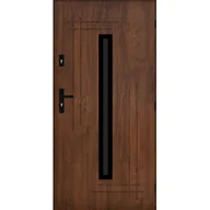 Drzwi zewnętrzne - Drzwi zewnętrzne borneo orzech 90 prawe - miniaturka - grafika 1