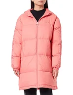 Kurtki damskie - FILA Damska kurtka Berislav Long Padded Coat Jacket, Tea Rose, XS - miniaturka - grafika 1