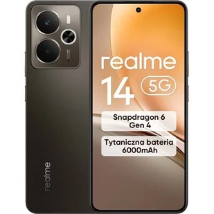 Realme 14 5G 8/256GB Brązowy - Telefony komórkowe - miniaturka - grafika 1