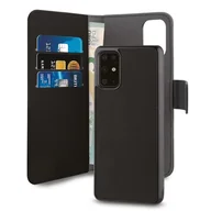 Etui i futerały do telefonów - PURO PURO Wallet Detachable etui 2w1 na Huawei P40 Pro (czarne) HWP40PBOOKC3BLK - miniaturka - grafika 1