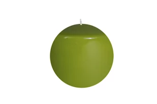 NoName Świeca klasyczna kula oliwkowa ś10cm uniwersalny 2862-uniw - Świece - miniaturka - grafika 1