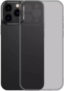 Baseus Baseus Frosted Glass Case etui pokrowiec do iPhone 13 Pro sztywna obudowa z żelową ramką czarny ARWS000401 - Etui i futerały do telefonów - miniaturka - grafika 1