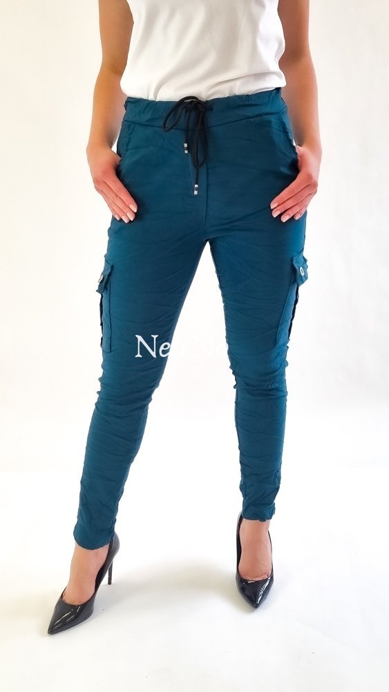 Spodnie bojówki Mela Morskie UNI MAŁY