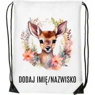 Worki na buty - Worek na buty z imieniem do przedszkola szkoły WOREKH - miniaturka - grafika 1