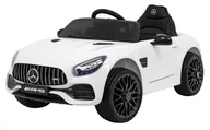 Pojazdy elektryczne dla dzieci - RAMIZ Auto na akumulator Mercedes Benz GT Biały PA.HL-2588.BIA - miniaturka - grafika 1
