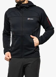 Polar męski Berghaus Pravitale MTN 2.0 Hooded Jacket - urb carbon/black - Kurtki męskie - miniaturka - grafika 1