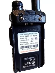 Baofeng UV-5X dualband VHF UHF - Krótkofalówki - miniaturka - grafika 3
