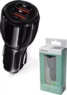 VAKOSS Ładowarka samochodowa TP-3273UK 2xUSB, 5.2A, DC 12-24V czarna TP-3273UK - Ładowarki samochodowe - miniaturka - grafika 1