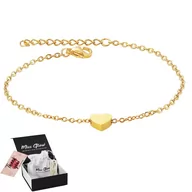 Bransoletki - Bransoletka celebrytka STAL SZLACHETNA POZŁACANA - miniaturka - grafika 1