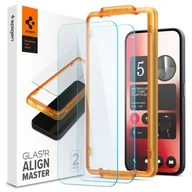 Szkła hartowane na telefon - Spigen Szkło do etui Glas.tR AM 2-Pack do Nothing Phone 2a - miniaturka - grafika 1