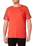 Koszulki męskie - Kappa Męski T-shirt Janno Men Aurora Red, Normal - miniaturka - grafika 1