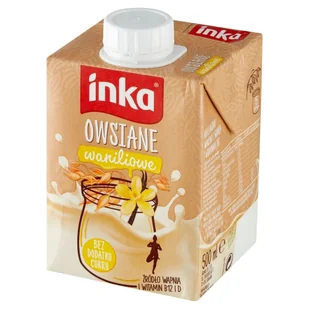 Inka Napój owsiany waniliowy 500 ml - Napoje roślinne - miniaturka - grafika 1