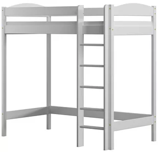 Białe dziecięce łóżko piętrowe pojedyncze Igi 4X 180x80 cm - Łóżka dla dzieci i młodzieży - miniaturka - grafika 1