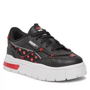 Buty dla dziewczynek - Sneakersy Puma Mayze Stack Miraculous PS 393907 01 Puma Black-Puma Red - grafika 1