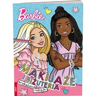 Kolorowanka dla dzieci Barbie Makijaże i biżuteria DRE-1102 - Książki edukacyjne - miniaturka - grafika 4