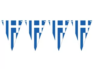Congee.pl Baner wiszący Flaga Grecji - 5 m - Dekoracje sali - miniaturka - grafika 1