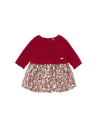 Sukienki i spódniczki dla dziewczynek - Mayoral Sukienka codzienna 2821 Czerwony Regular Fit - miniaturka - grafika 1